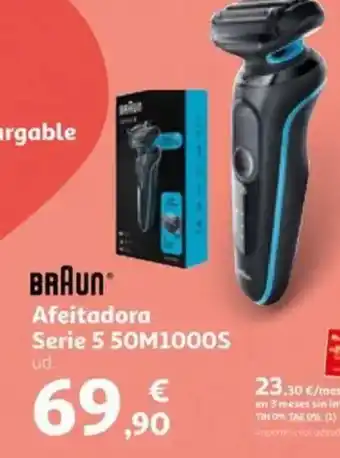 Alcampo BRAUN Afeitadora Serie 5 50M1000S oferta