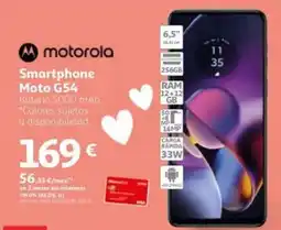 Alcampo MOTOROLA Smartphone Moto G54 oferta