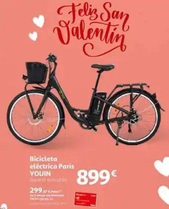 Alcampo YOUIN Bicicleta eléctrica París oferta