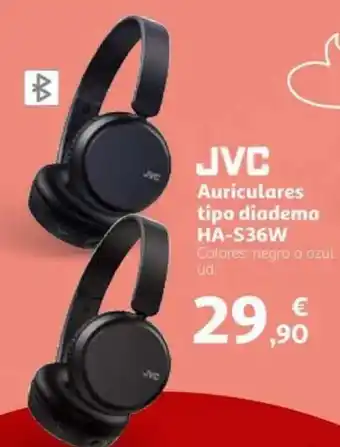 Alcampo JVC Auriculares tipo diadema HA-S36W oferta