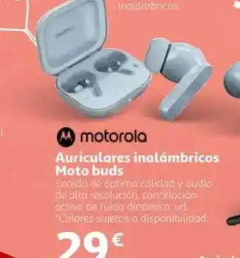 Alcampo MOTOROLA Auriculares tipo diadema HA-S36W oferta