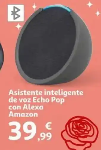 Alcampo Asistente inteligente de voz Echo Pop con Alexa Amazon oferta