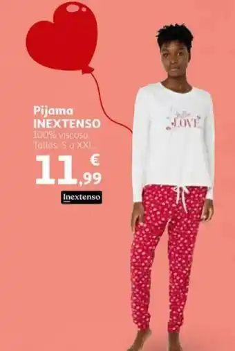 Alcampo INEXTENSO Pijama oferta