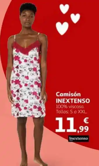 Alcampo INEXTENSO Camisón oferta