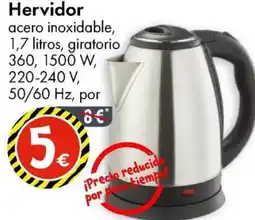 TEDi Hervidor oferta