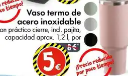 TEDi Vaso termo de acero inoxidable oferta