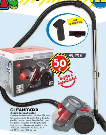 TEDi CLEANMAXX Aspirador multiciclón oferta