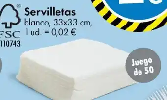 TEDi Servilletas oferta