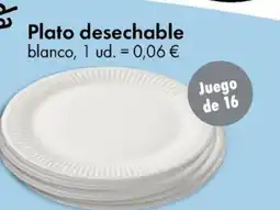 TEDi Plato desechable oferta