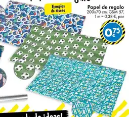 TEDi Papel de regalo oferta