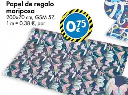 TEDi Papel de regalo mariposa oferta