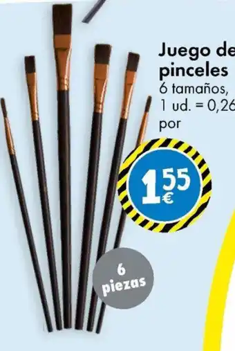 TEDi Juego de pinceles oferta