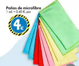 TEDi Paños de microfibra oferta