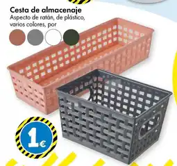 TEDi Cesta de almacenaje oferta