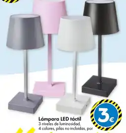 TEDi Lámpara LED táctil oferta