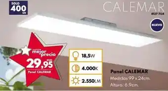 BricoCentro Panel calemar oferta