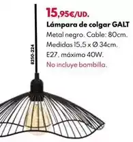 BricoCentro Lámpara de colgar galt oferta