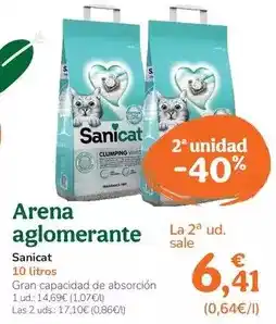 TiendAnimal Sanicat - arena aglomerante oferta