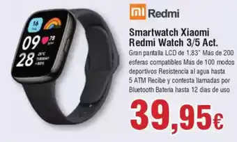 FROIZ REDMI Smartwatch Xiaomi Redmi Watch 3/5 Act. oferta