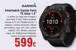 FROIZ GARMIN Smartwatch Garmin Fenix 7X Solar 1,4" oferta