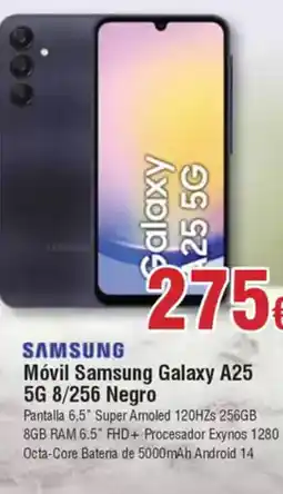 FROIZ SAMSUNG Móvil Samsung Galaxy A25 5G 8/256 Negro oferta