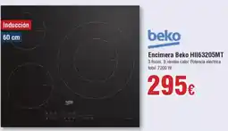 FROIZ BEKO Encimera Beko HI163205MT oferta