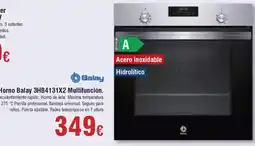 FROIZ BALAY Horno Balay 3HB4131X2 Multifunción oferta