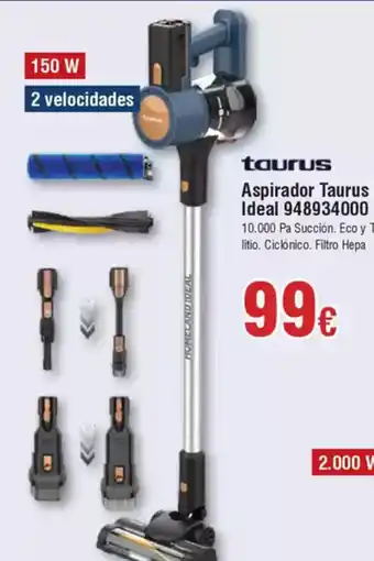 FROIZ TAURUS Aspirador Taurus Homeland Ideal 948934000 oferta