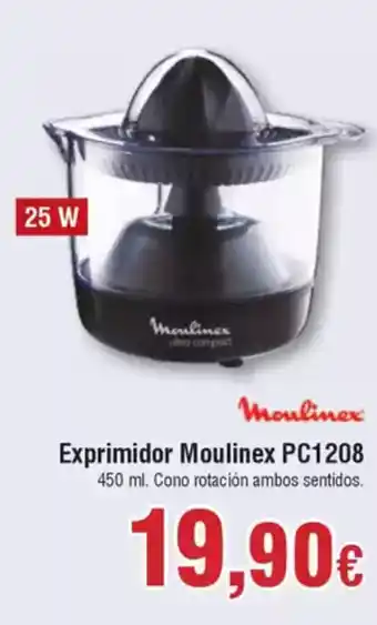 FROIZ MOULINEX Exprimidor Moulinex PC1208 oferta