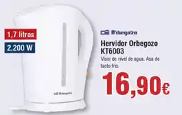 FROIZ Hervidor Orbegozo KT6003 oferta