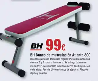 FROIZ BH Banco de musculación Atlanta 300 oferta