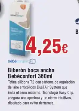 FROIZ Biberón boca ancha Bebéconfort oferta