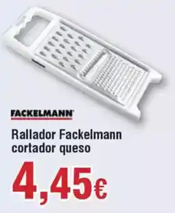 FROIZ FACKELMANN Rallador Fackelmann cortador queso oferta