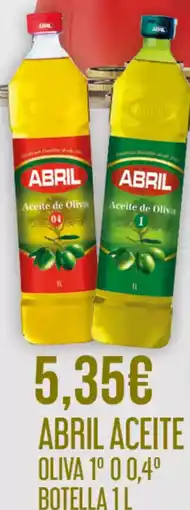 Claudio ABRIL  Aceite azúcar oliva 1º 0 0,4° oferta