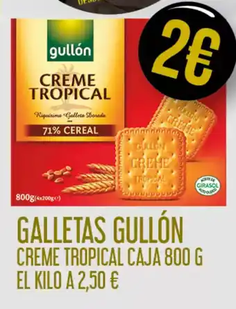 Claudio GULLÓN Galletas creme tropical caja oferta