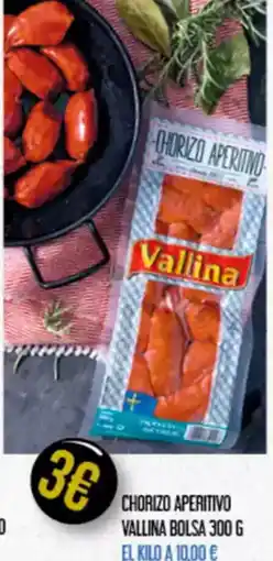 Claudio CHORIZO APERITIVO Vallina oferta