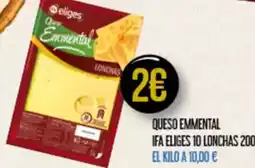 Claudio IFA ELIGES Queso emmental 10 lonchas oferta