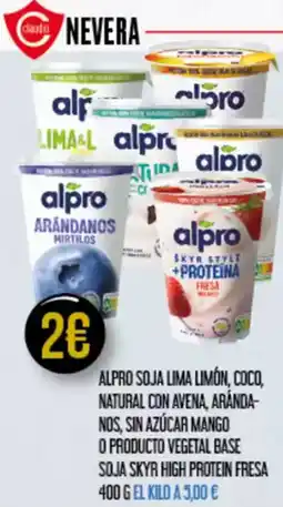 Claudio ALPRO Soja lima limón, coco, natural con avena oferta