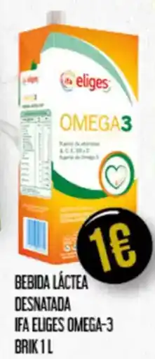 Claudio IFA ELIGES Bebida láctea desnatada omega-3 oferta