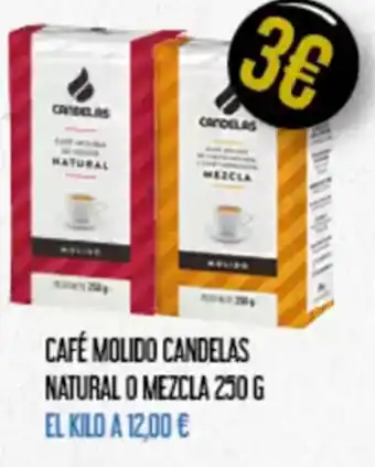 Claudio CANDELAS Café molido natural o mezcla oferta