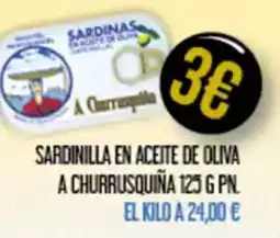 Claudio Sardinilla en aceite de oliva a churrusquiña oferta