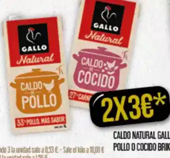 Claudio GALLO Caldo natural pollo o cocido oferta