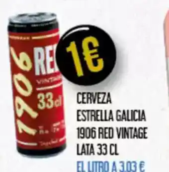 Claudio 1906 Cerveza estrella galicia red vintage oferta