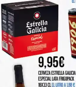 Claudio ESTRELLA GALICIA Cerveza especial lata frigopack oferta