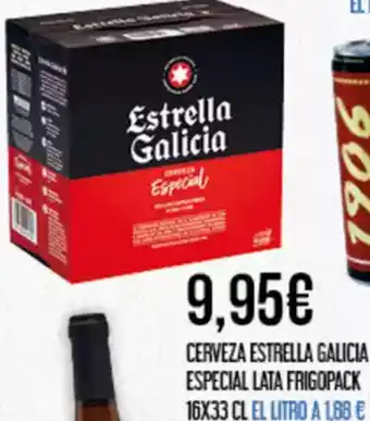 Claudio ESTRELLA GALICIA Cerveza especial lata frigopack oferta