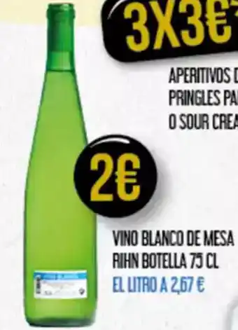 Claudio Vino blanco de mesa rihn oferta