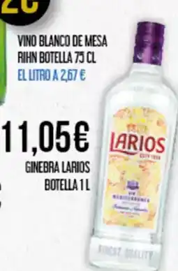 Claudio LARIOS Ginebra oferta