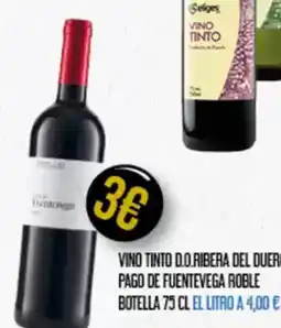 Claudio Vino tinto d.o.ribera del duero pago de fuentevega roble oferta