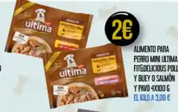 Claudio ULTIMA Alimento para perro mini fit&delicious pollo y buey o salmón oferta