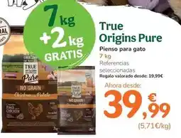 TiendAnimal True origins - pure pienso para gato oferta